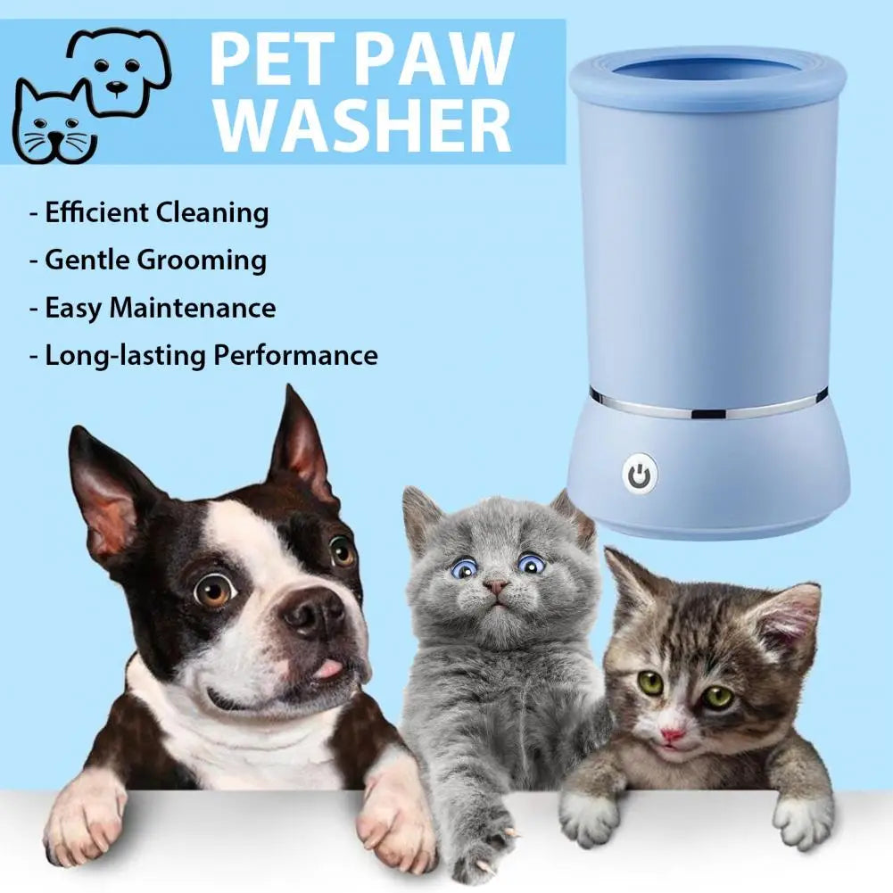 PawClean™ Limpiador Automático de Patas Recargable para Perros y Gatos