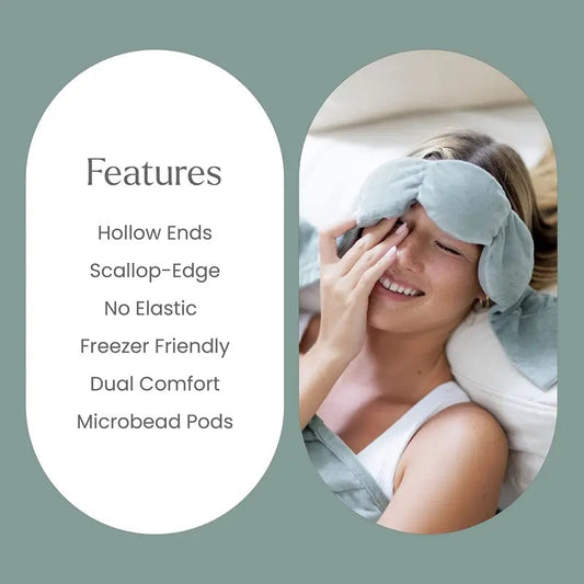 SleepEase™ Gentle Pressure Gravity Eye Mask